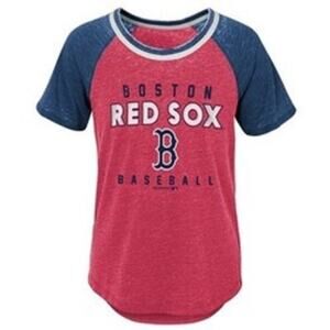 Genuine Merchandise Boston Red Sox T-Shirt Girls XS (4/5) Team Logo NCAA